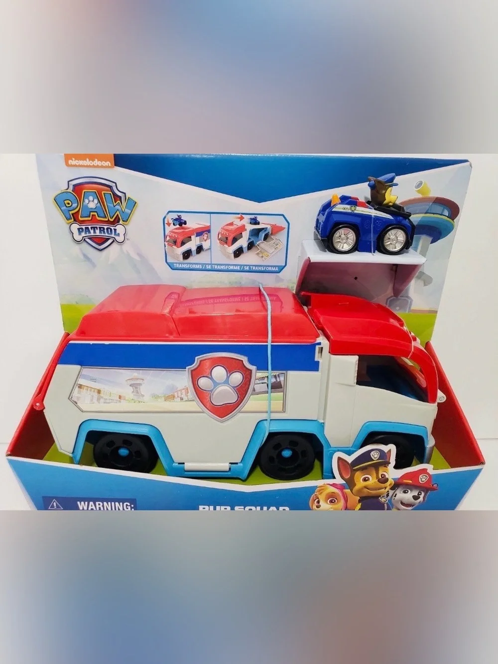 🆕 Nickelodeon PAW Patrol Pup Squad Patroller With Chase Vehicle